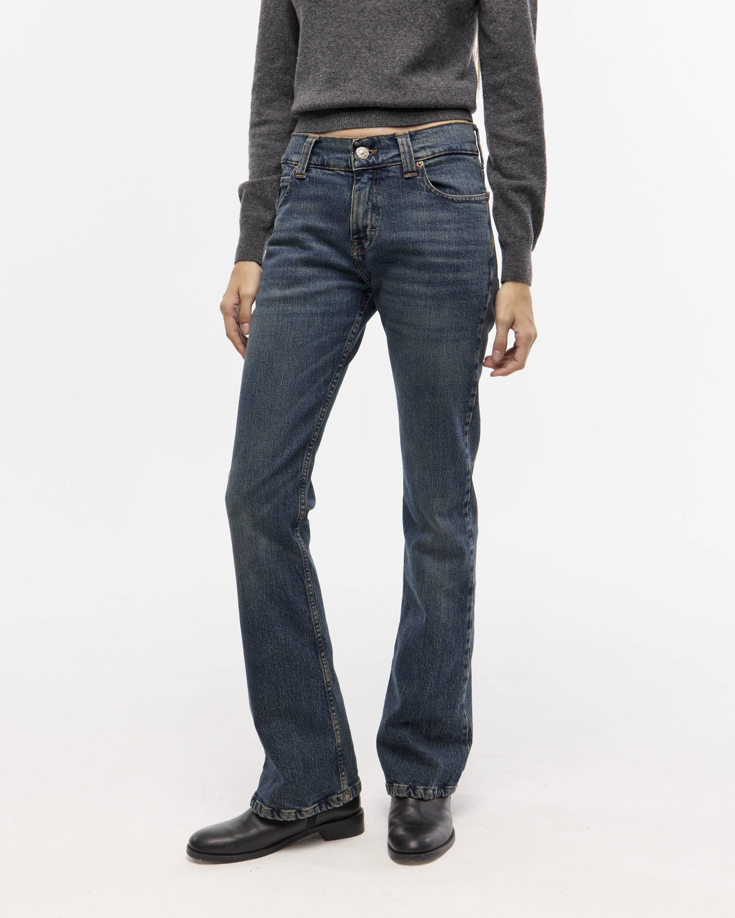 MID BOOTCUT DEEP BLUE