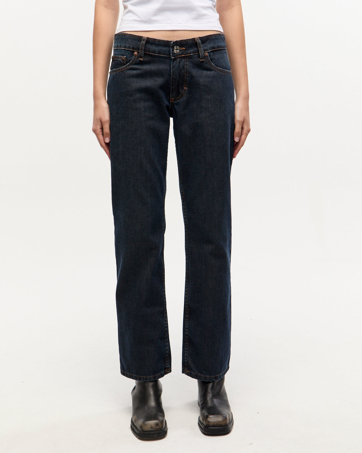 LOW STRAIGHT ITALIAN RINSED