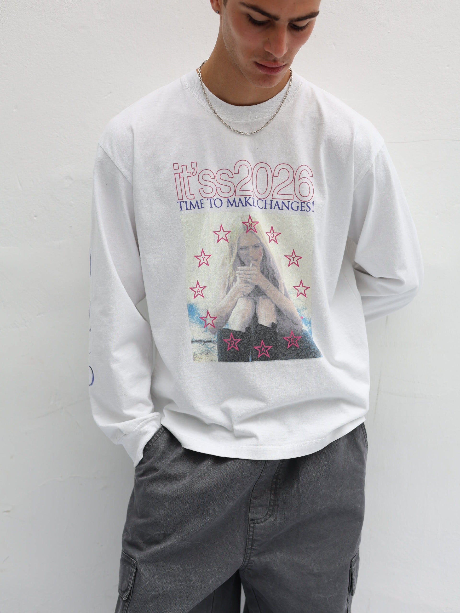 REMERA ML CHANGES - Blanco / M