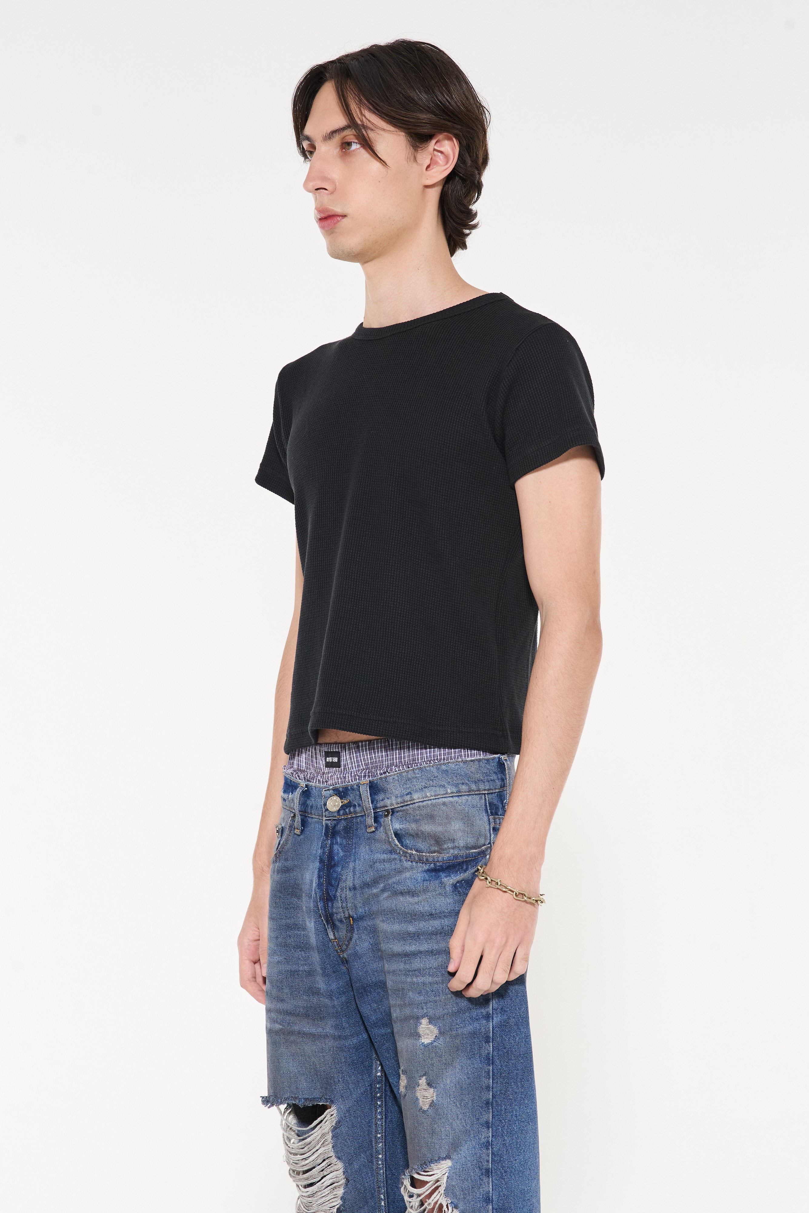 REMERA FITTED WAFFLE