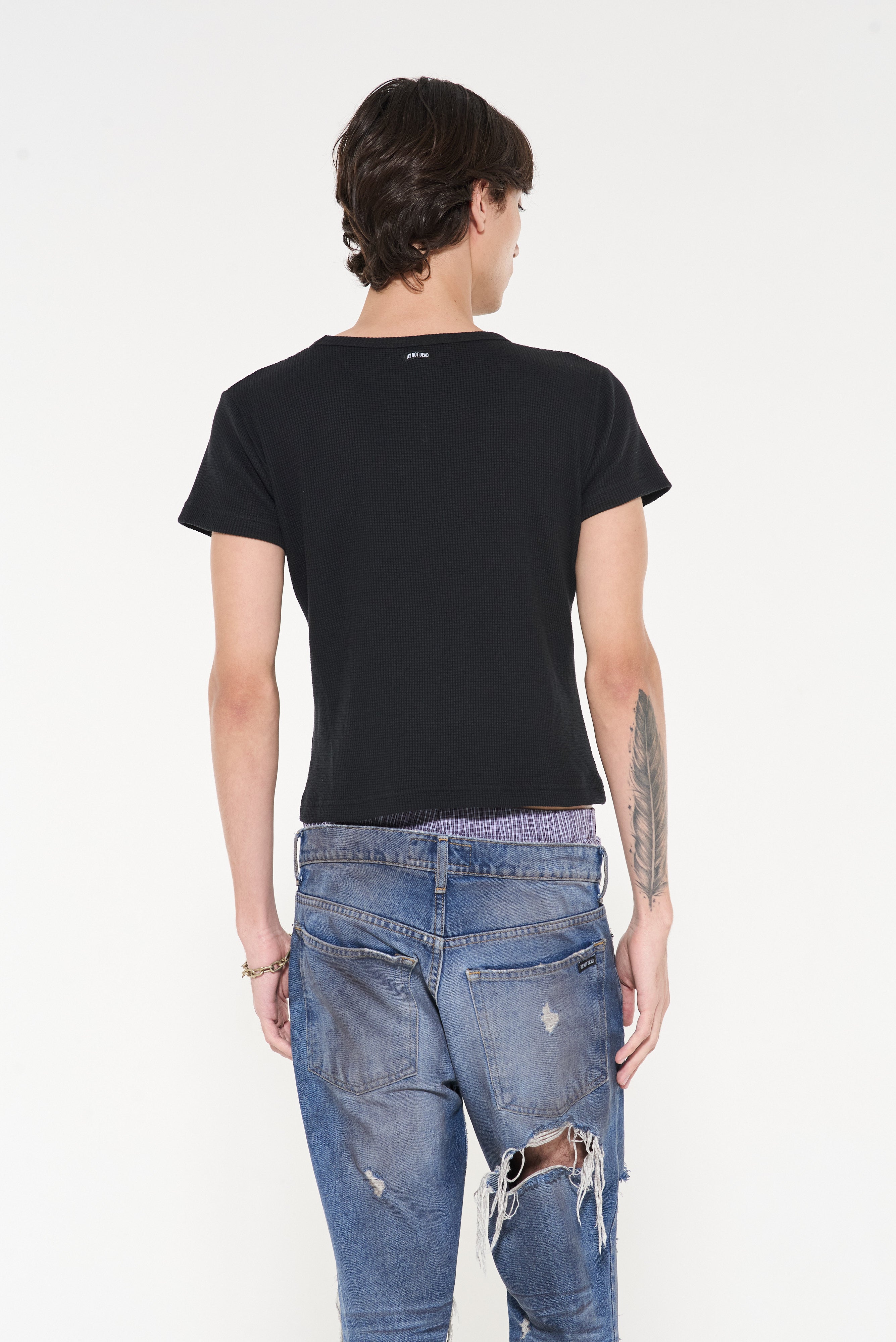 REMERA FITTED WAFFLE