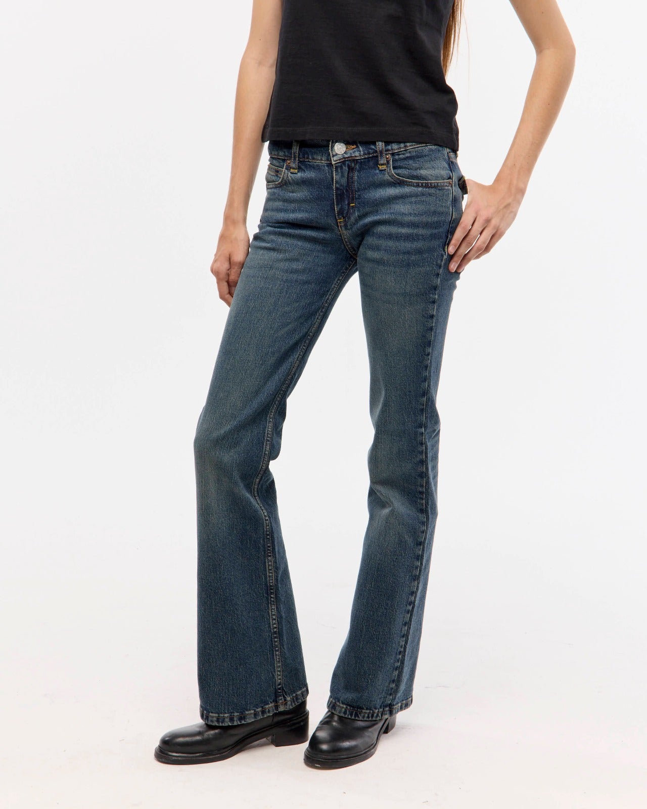 LOW BOOTCUT DEEP BLUE
