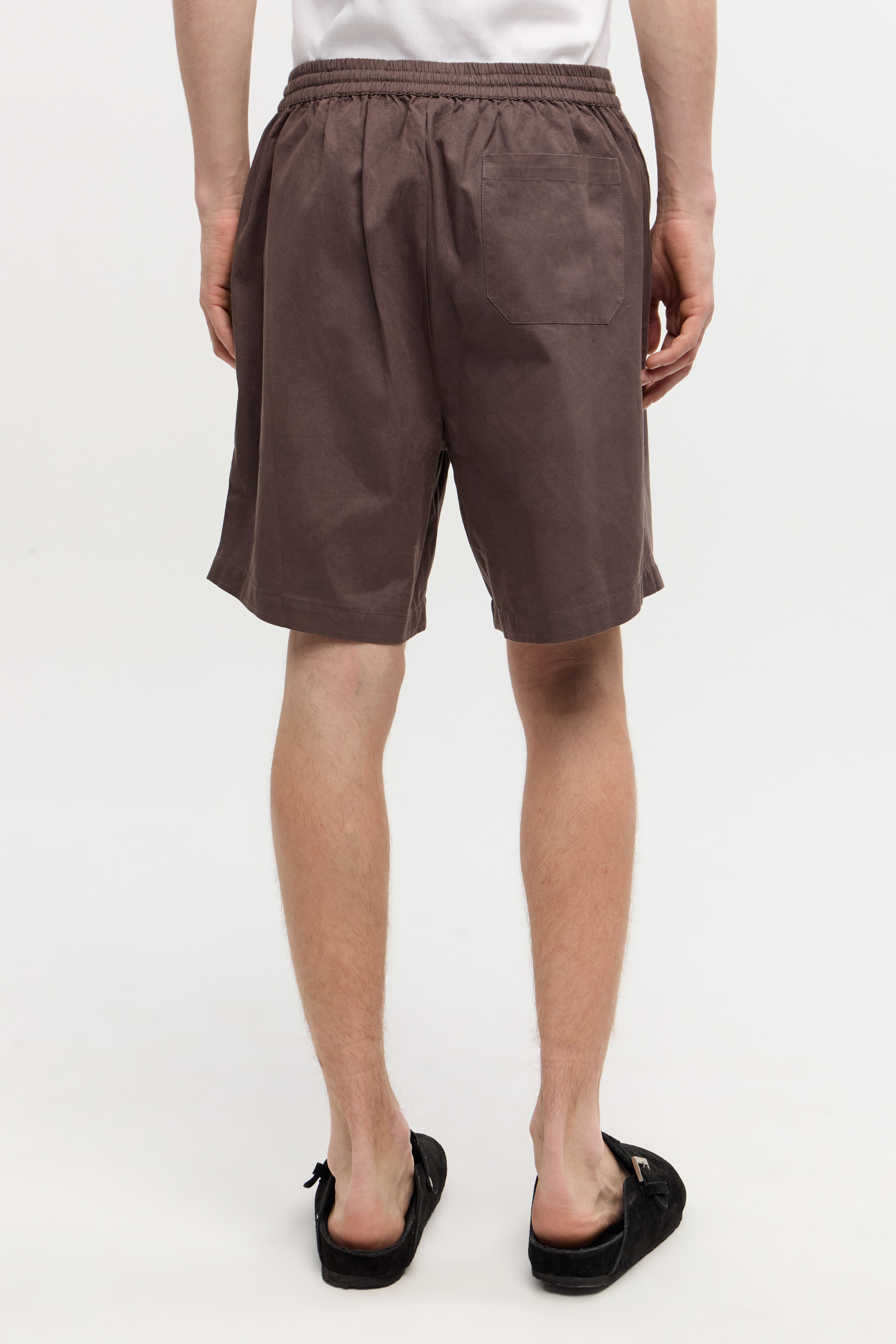 BERMUDA ELASTIC POPLIN