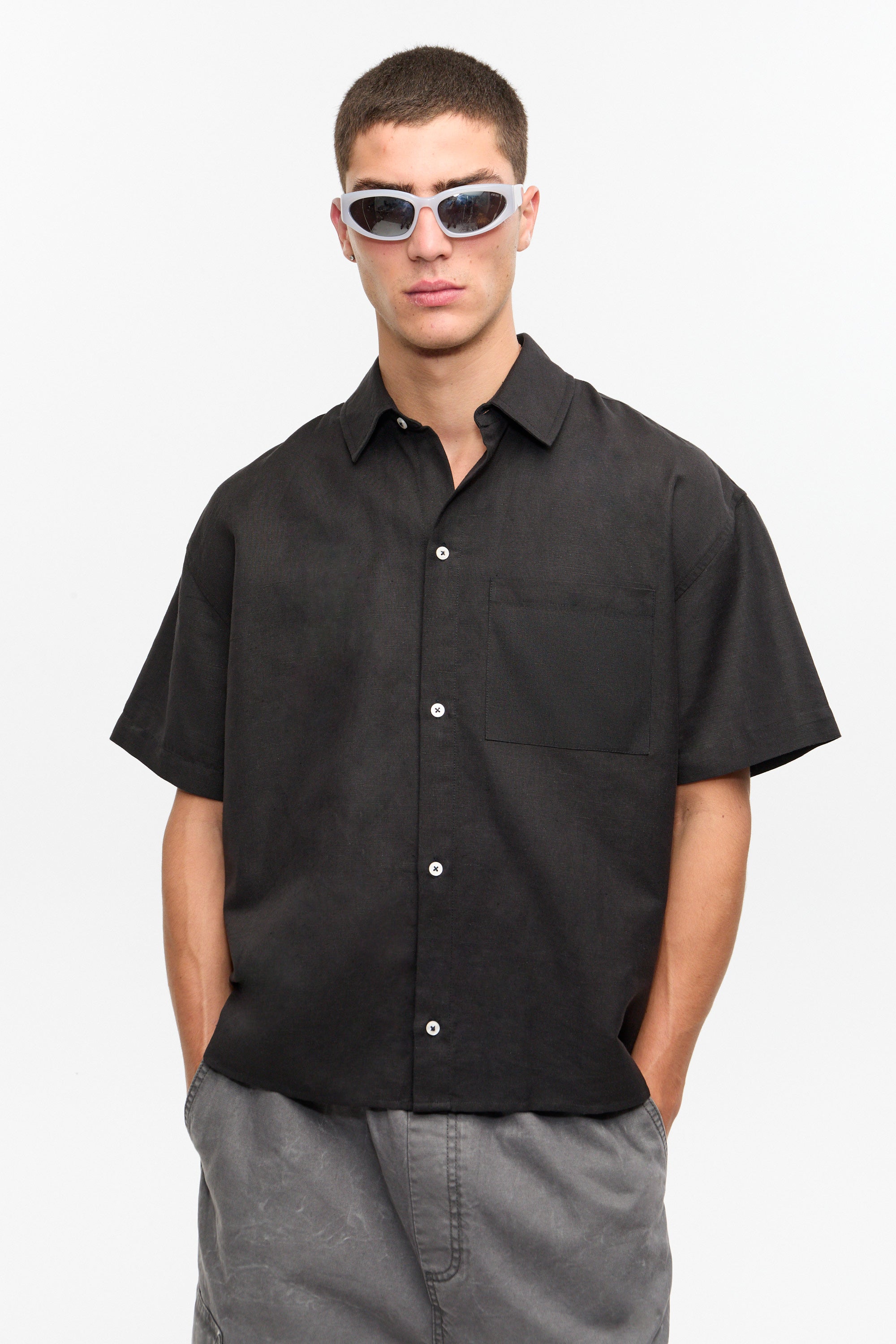 CAMISA MC LINO