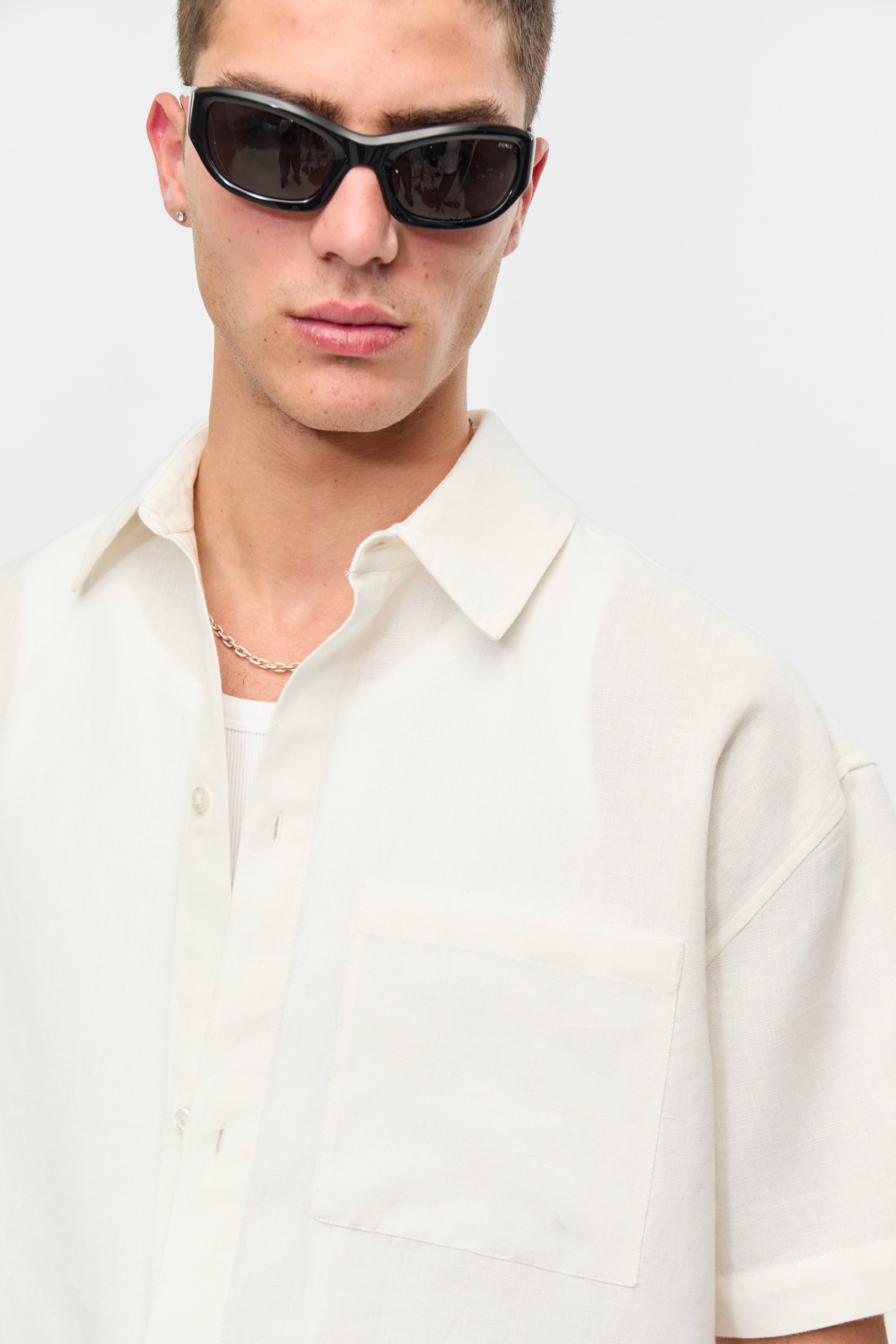 CAMISA MC LINO