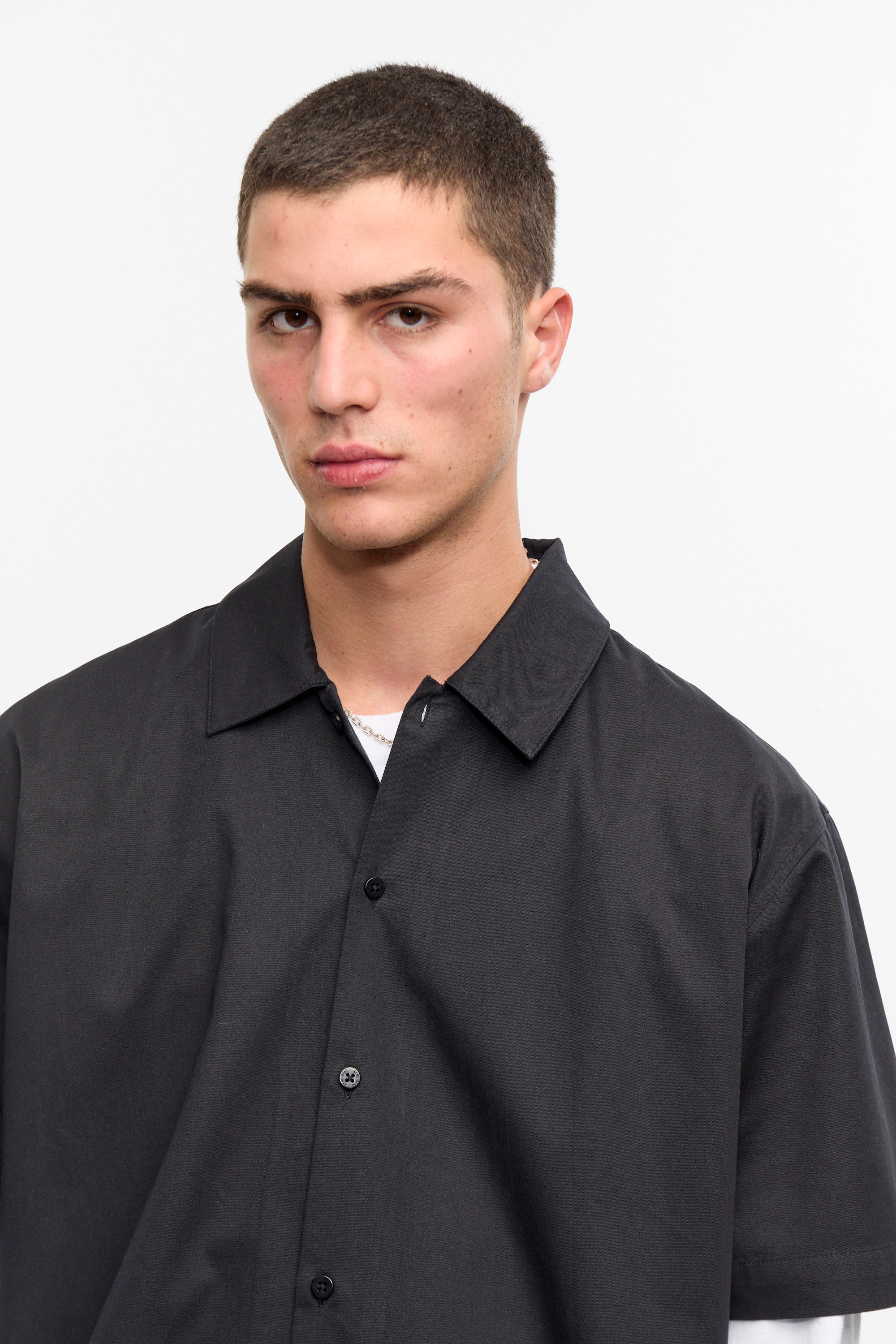 CAMISA MC POPLIN