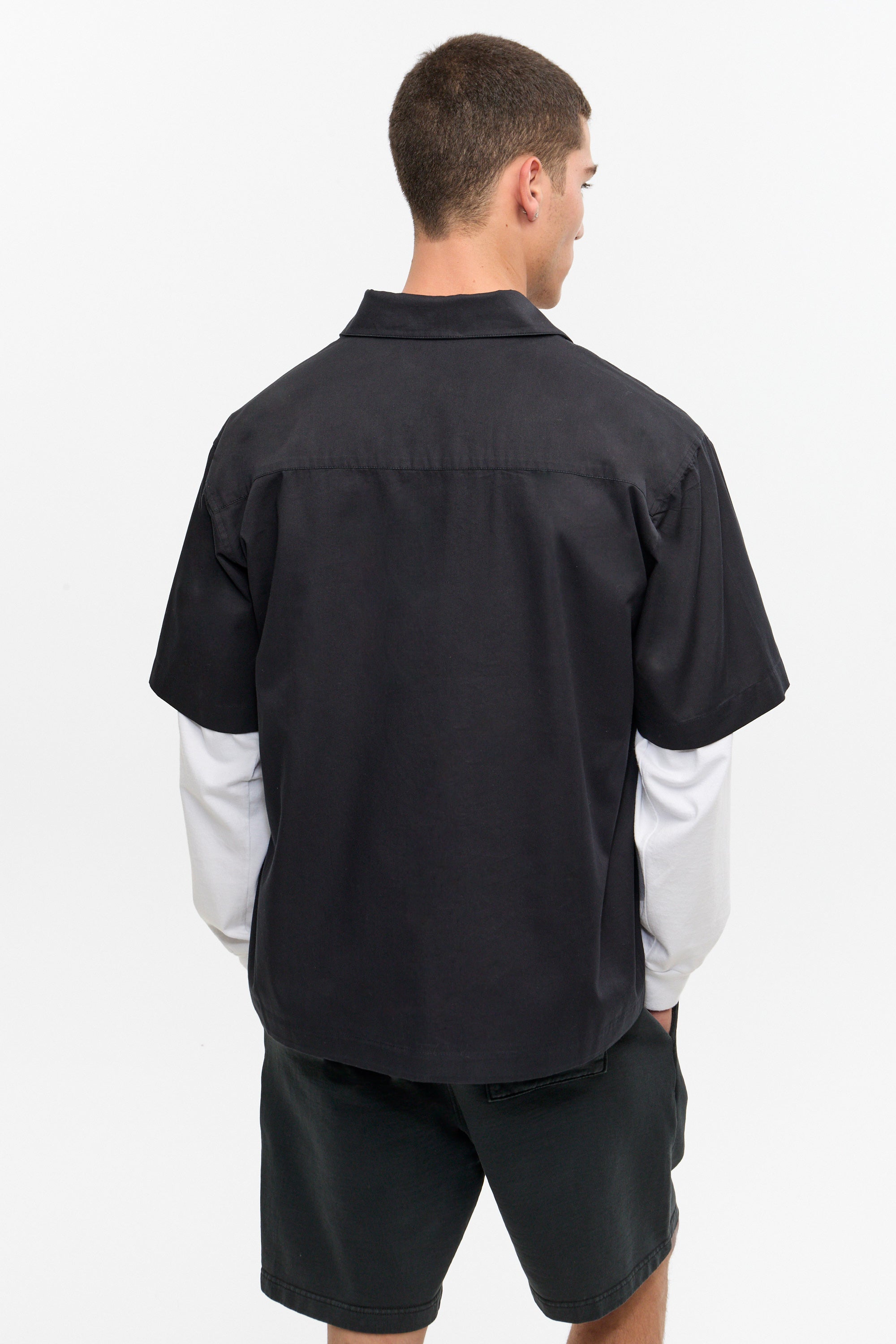 CAMISA MC POPLIN