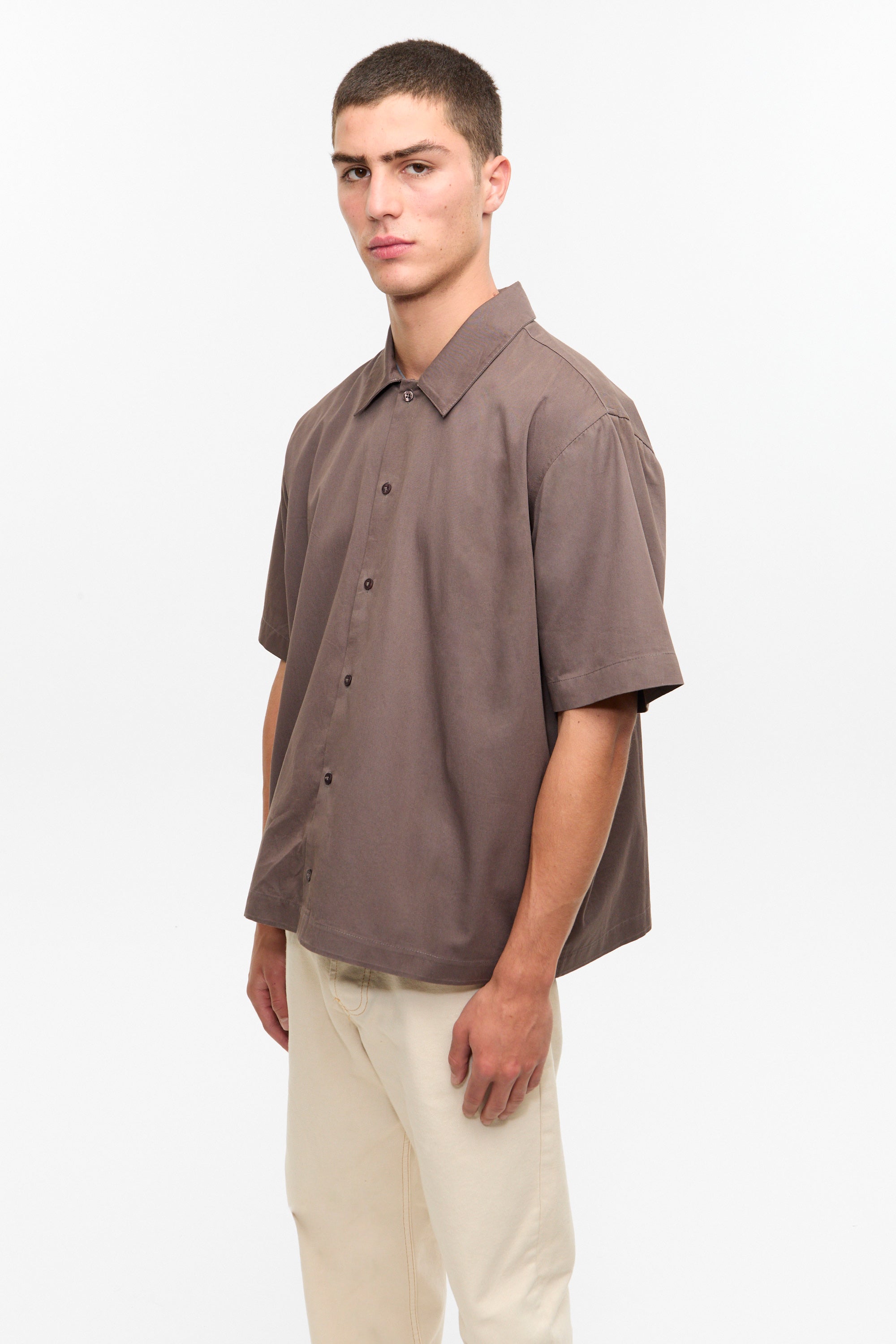 CAMISA MC POPLIN