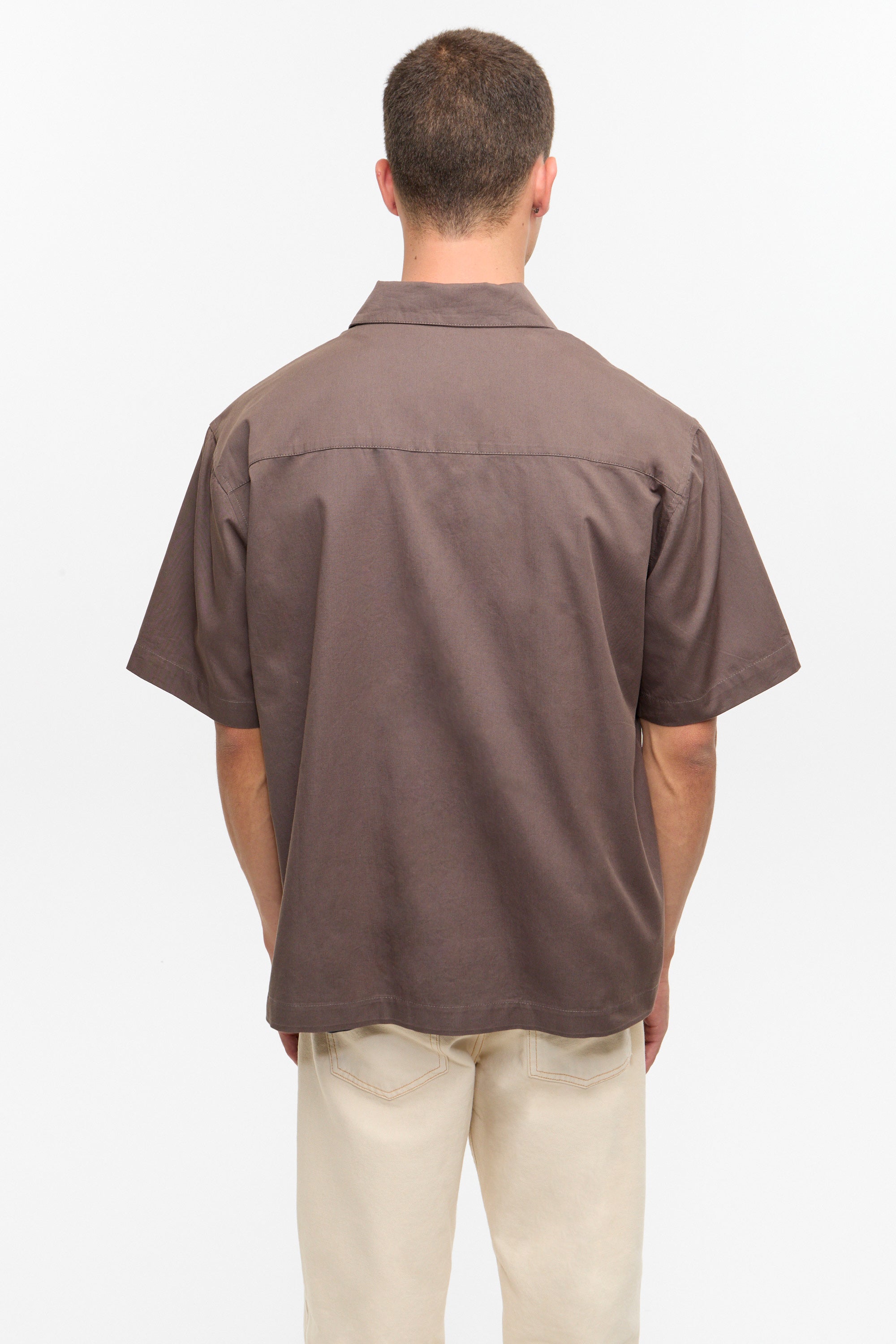 CAMISA MC POPLIN