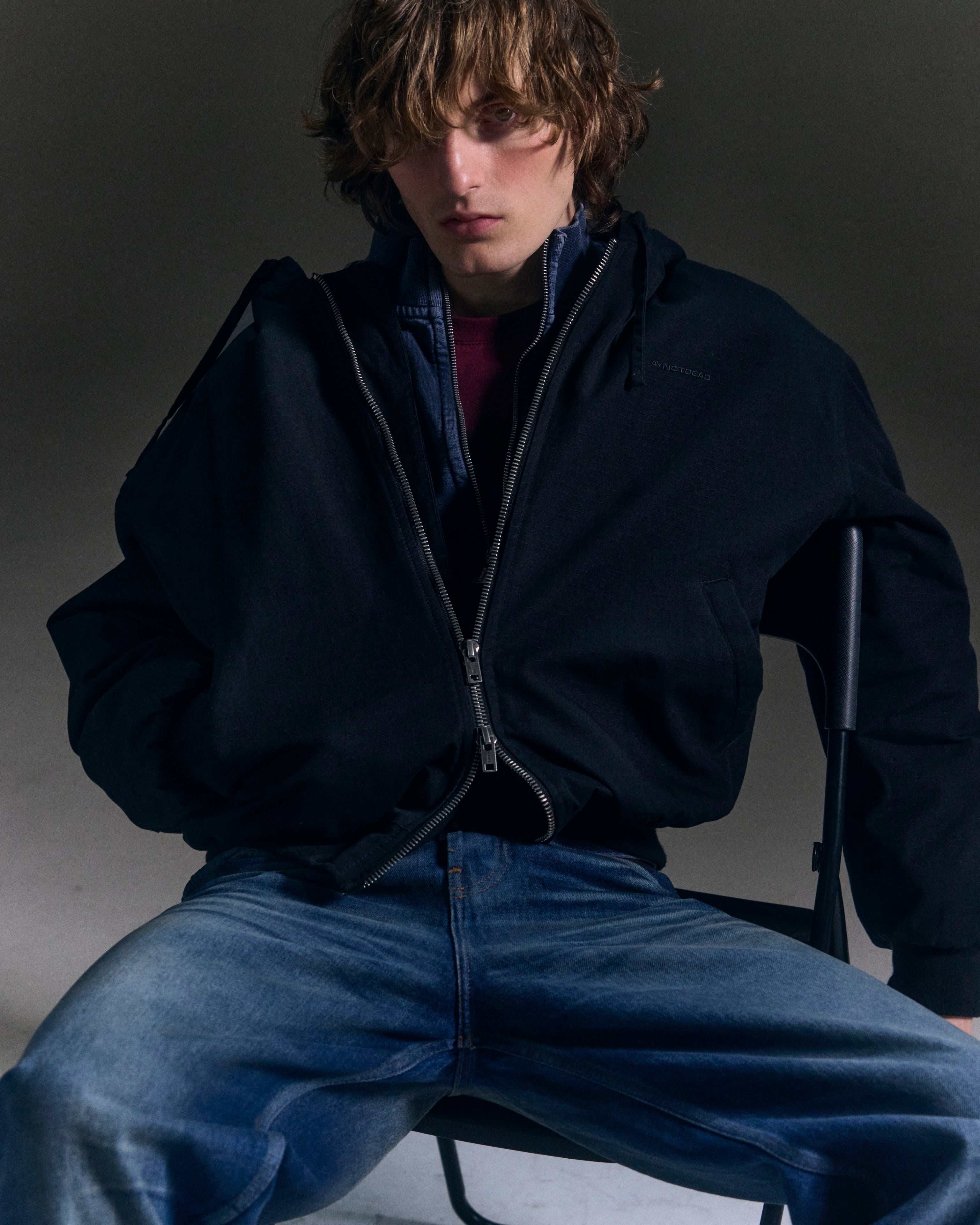 BOMBER RIPSTOP - Negro / M