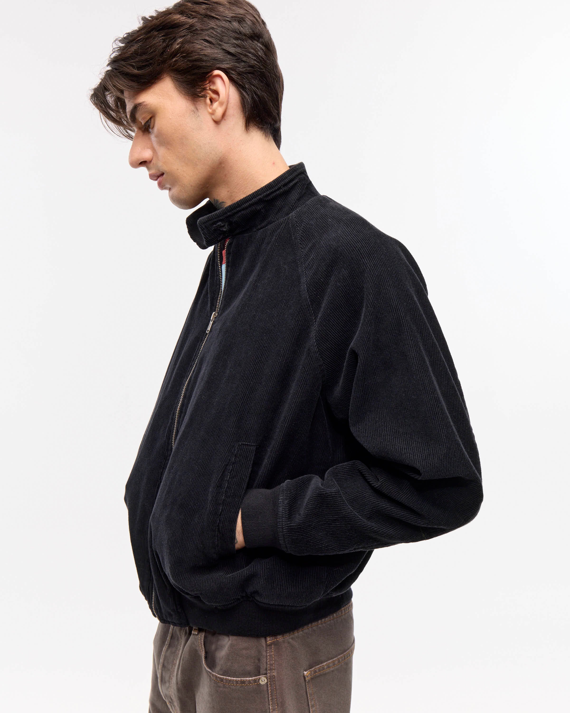 CAMPERA CORDEROY - Negro / M