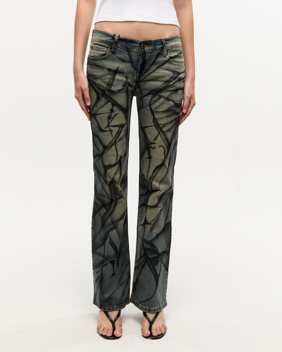 BOOTCUT AERO PRINT