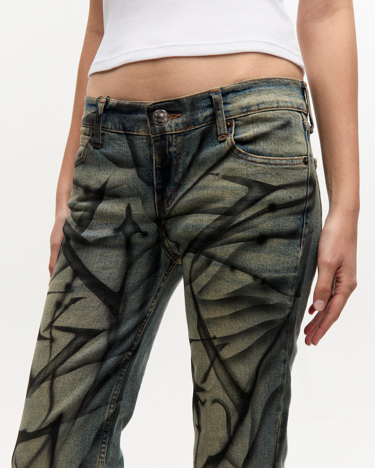 BOOTCUT AERO PRINT
