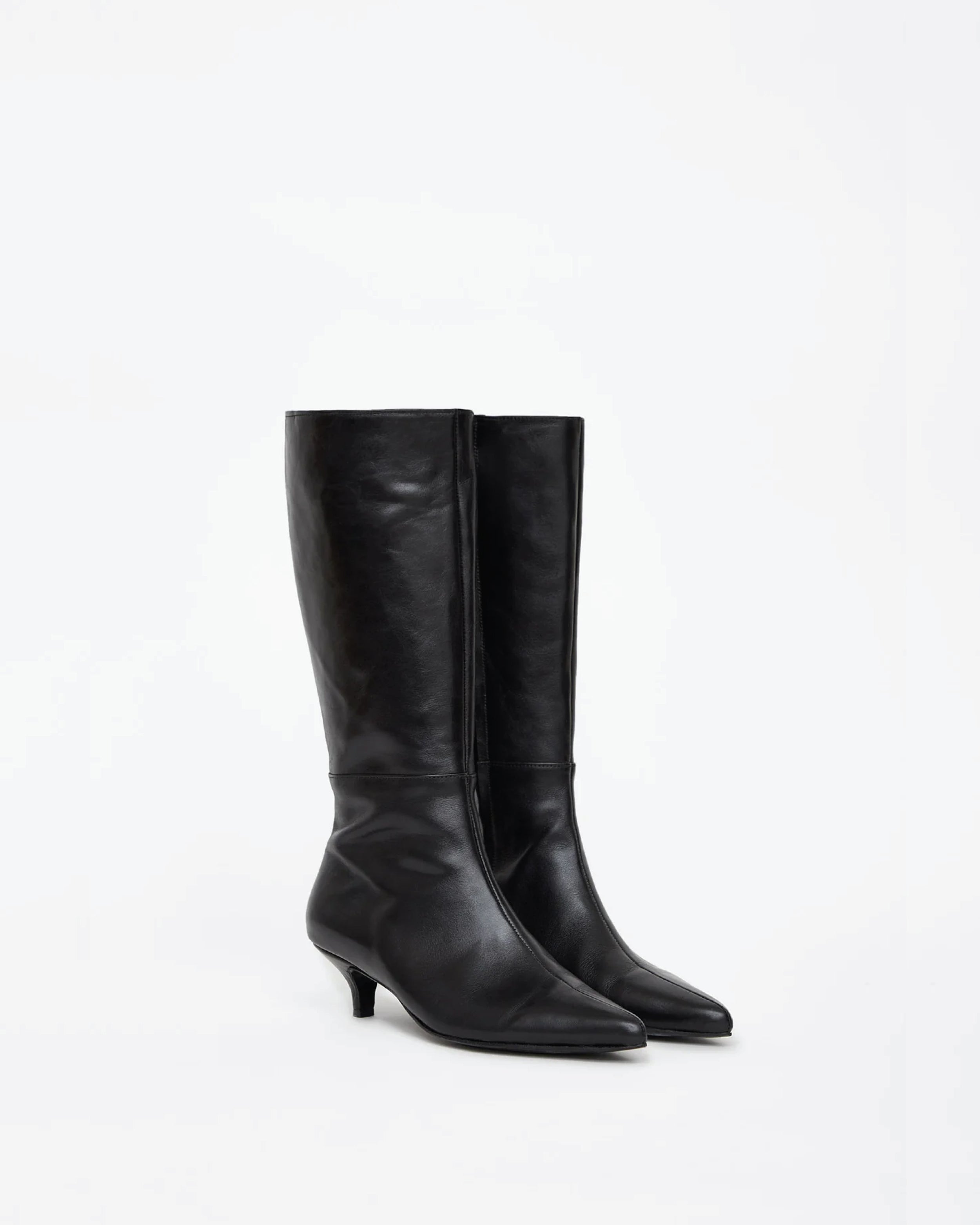 BOTA AGNES - Negro Brillante / 36