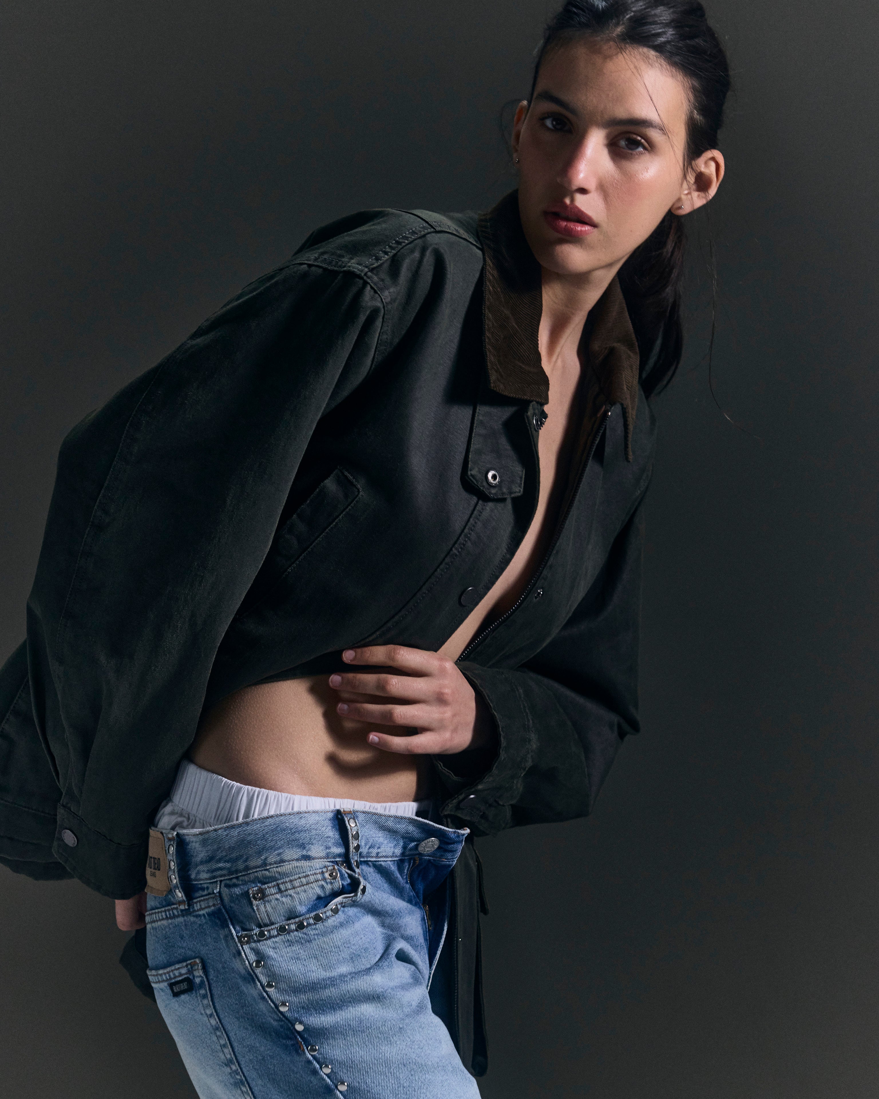 CAMPERA BARN CANVAS - Army / M