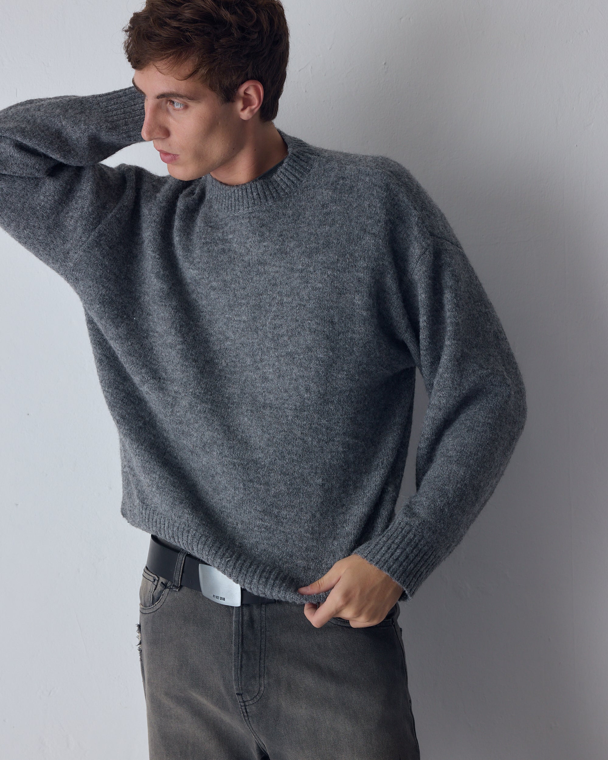 SWEATER CREW - Gris / S