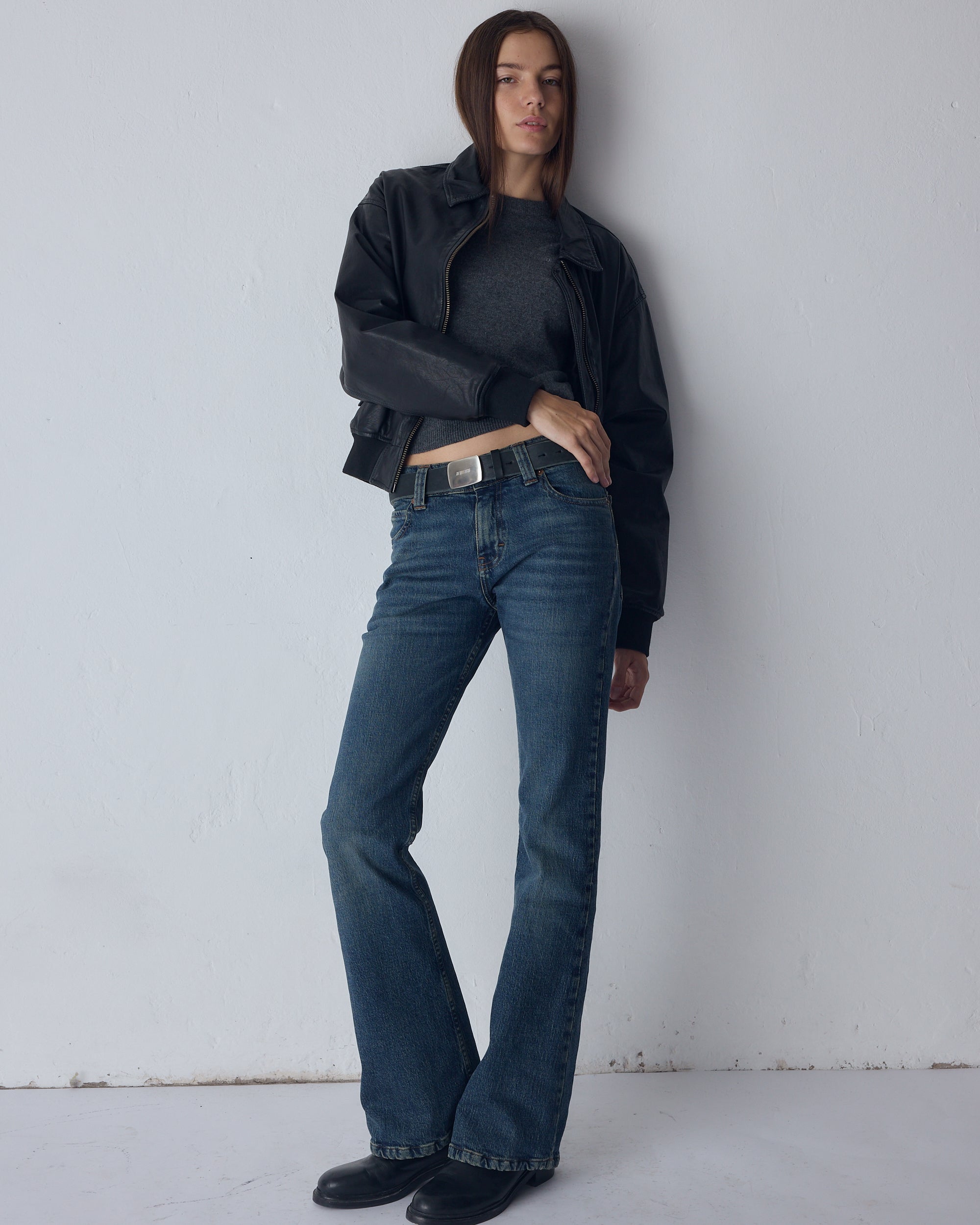 MID BOOTCUT DEEP BLUE - Deep Blue / 24