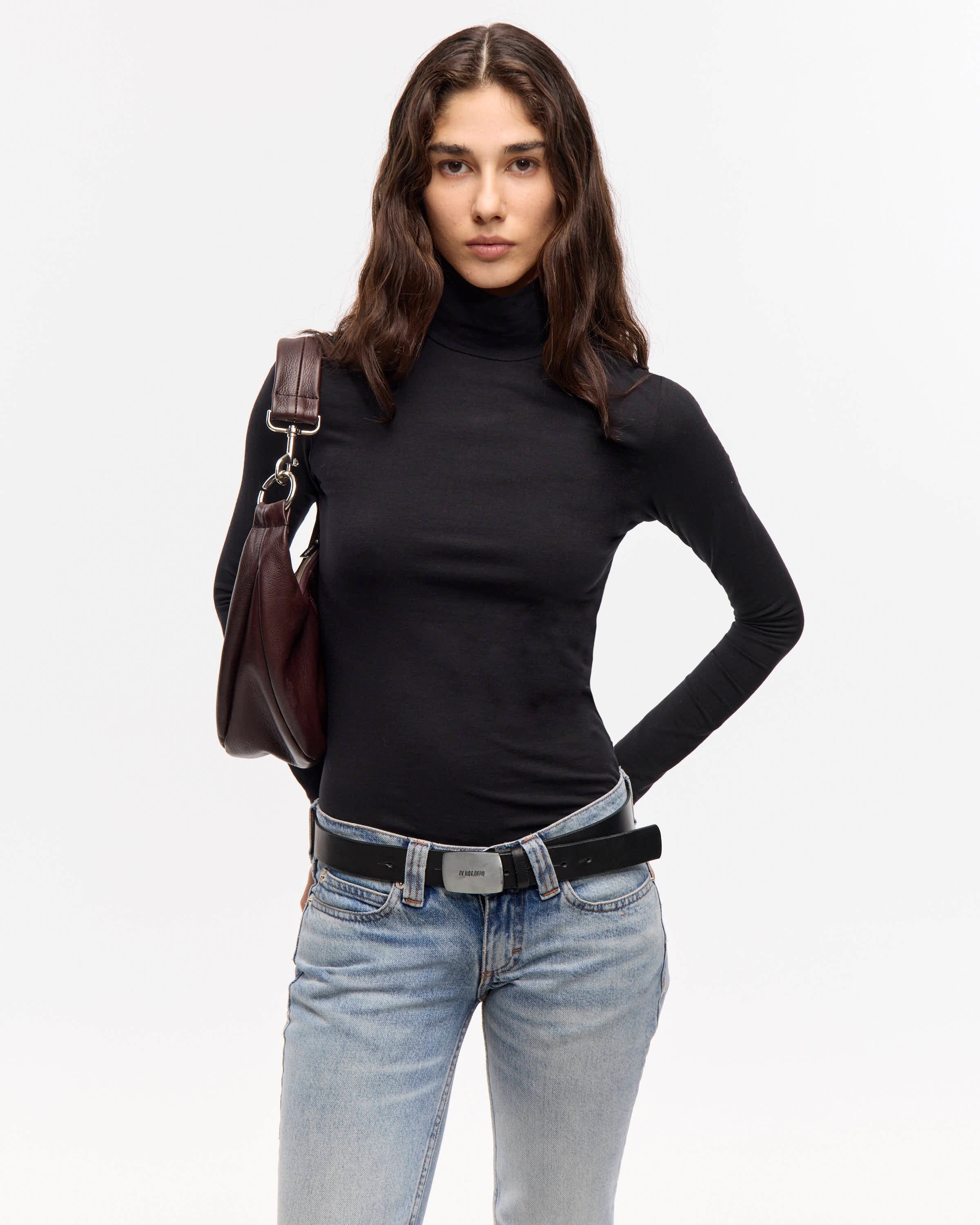 POLERA SILKY - Negro / M