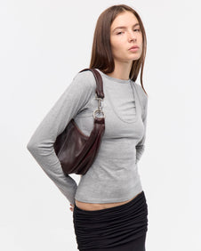 TOP SUPERPOSICION SILKY - Gris Mel / M