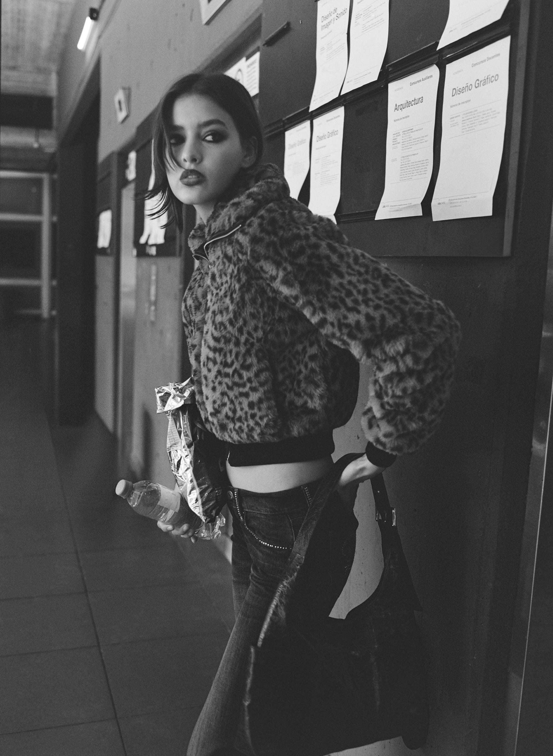 CAMPERA FUR ANIMAL - Leopardo / M