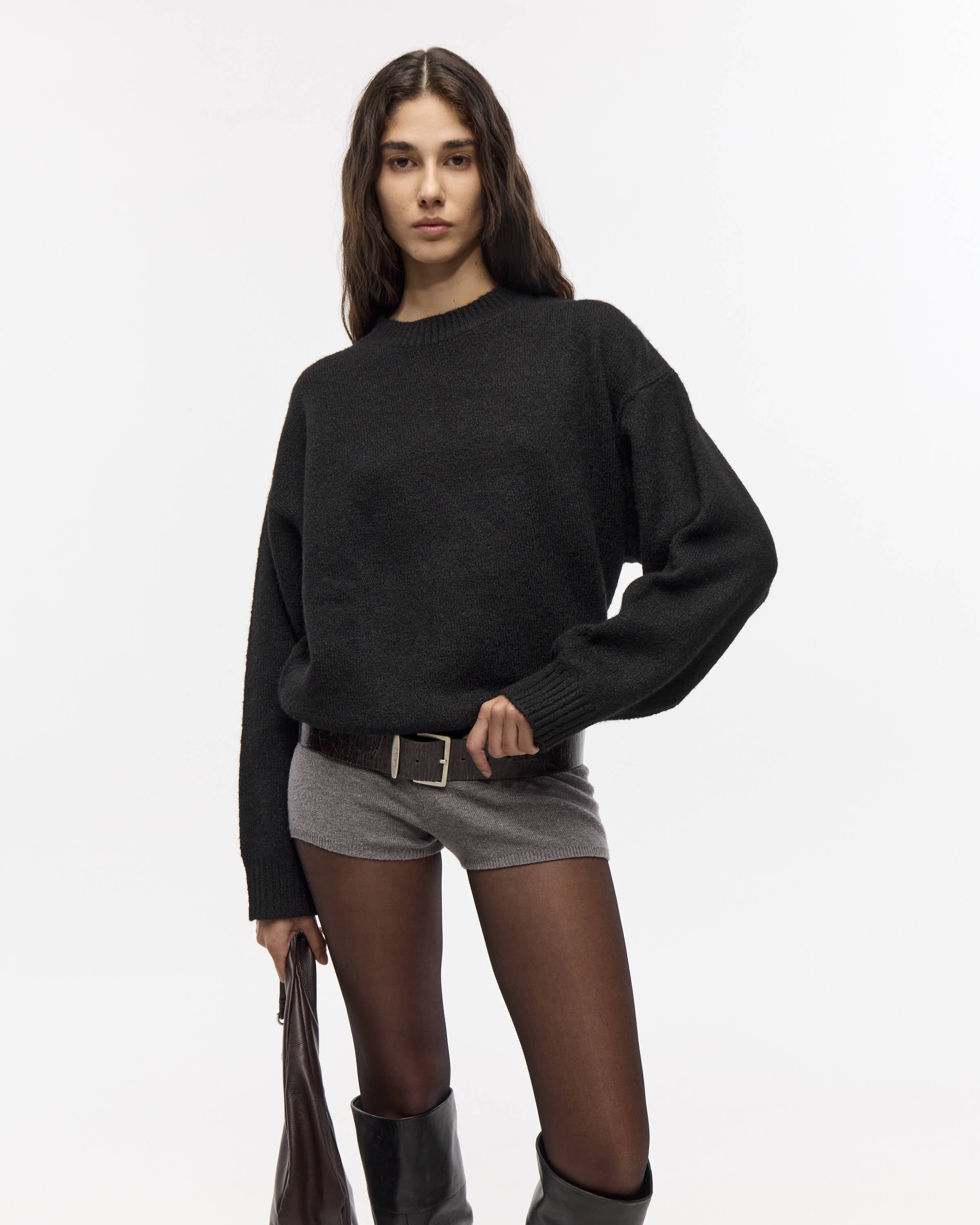 SWEATER CREW - Negro / M