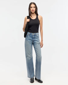 MID FLARE WASHED BLUE - Pure Blue / 26