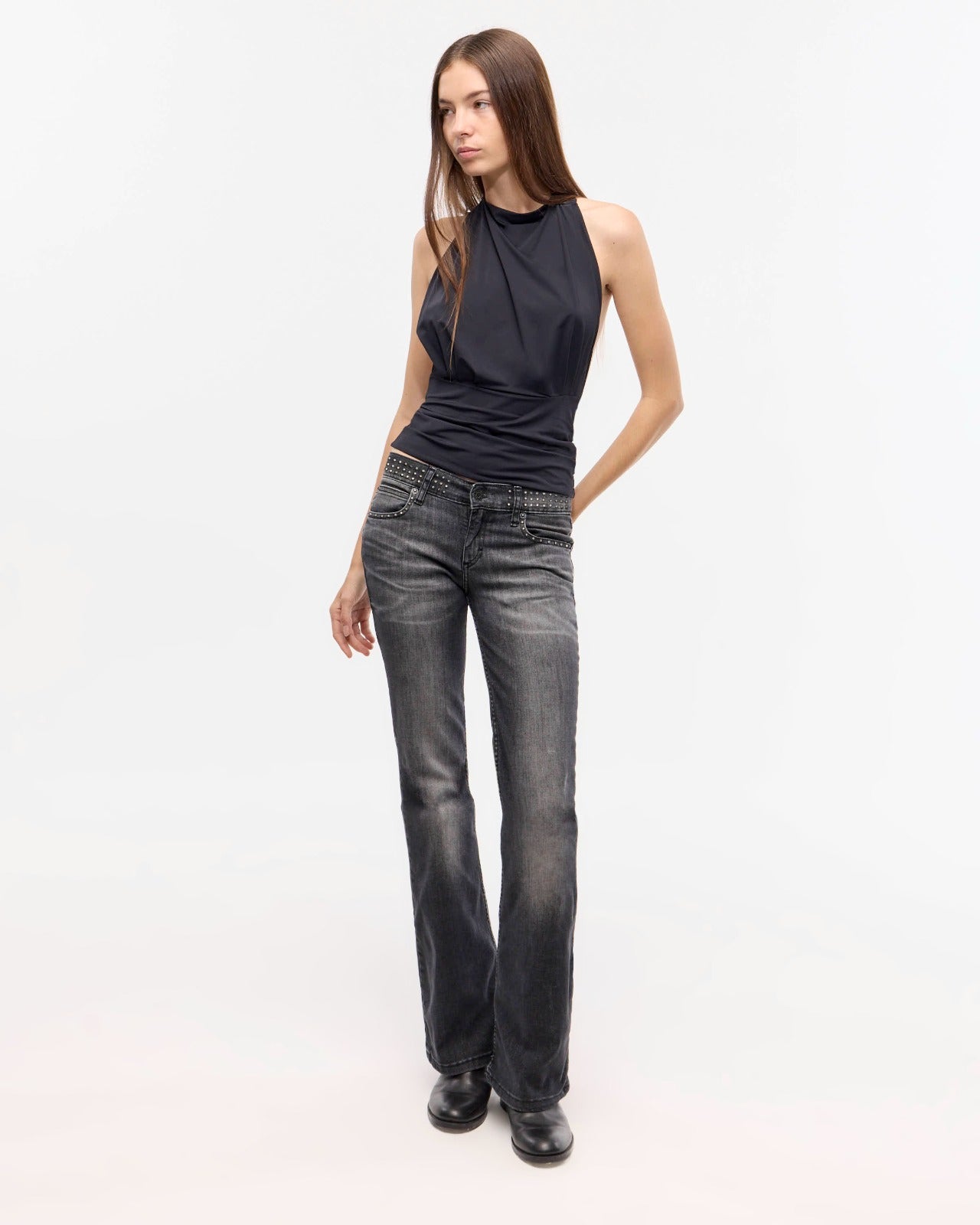 LOW BOOTCUT HOT - Negrido / 26