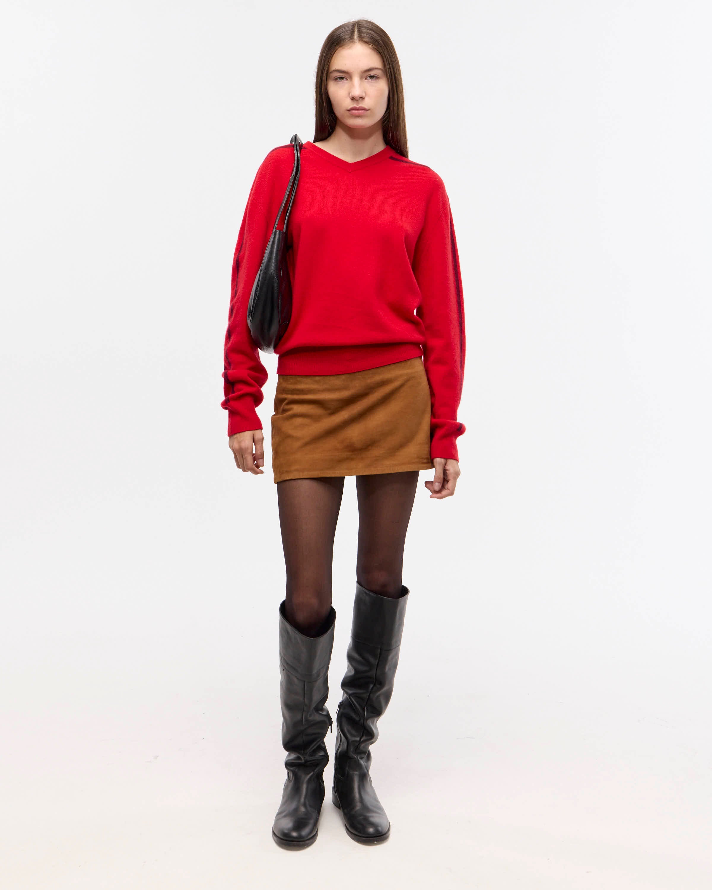 MINI AMBER SUEDE - Marron / M