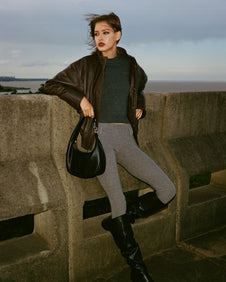CALZA WOOL - Gris Mel / M